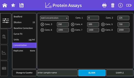 best in class protein assay spectrophotometer bradford assay implen nanophotometer