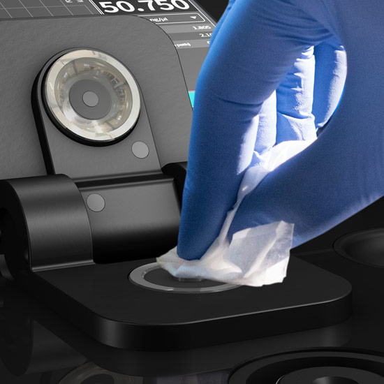 implen nanophotometer NP80 for protein assay measurements, nanodrop alternative, cleaning lid