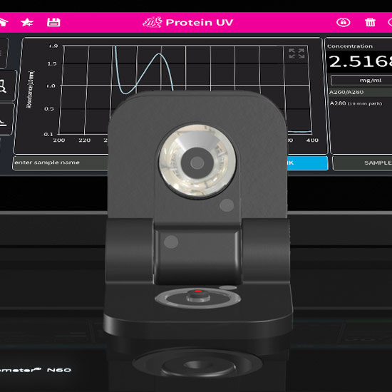 Implen protein uv spectrophotometer, concentration measurements, alternative to nanodrop