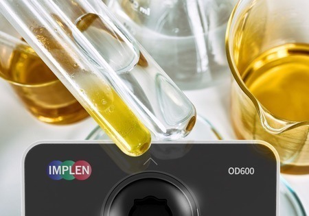 Implen OD600 McFarland precise microbial growth and cell density measurements, bioprocess