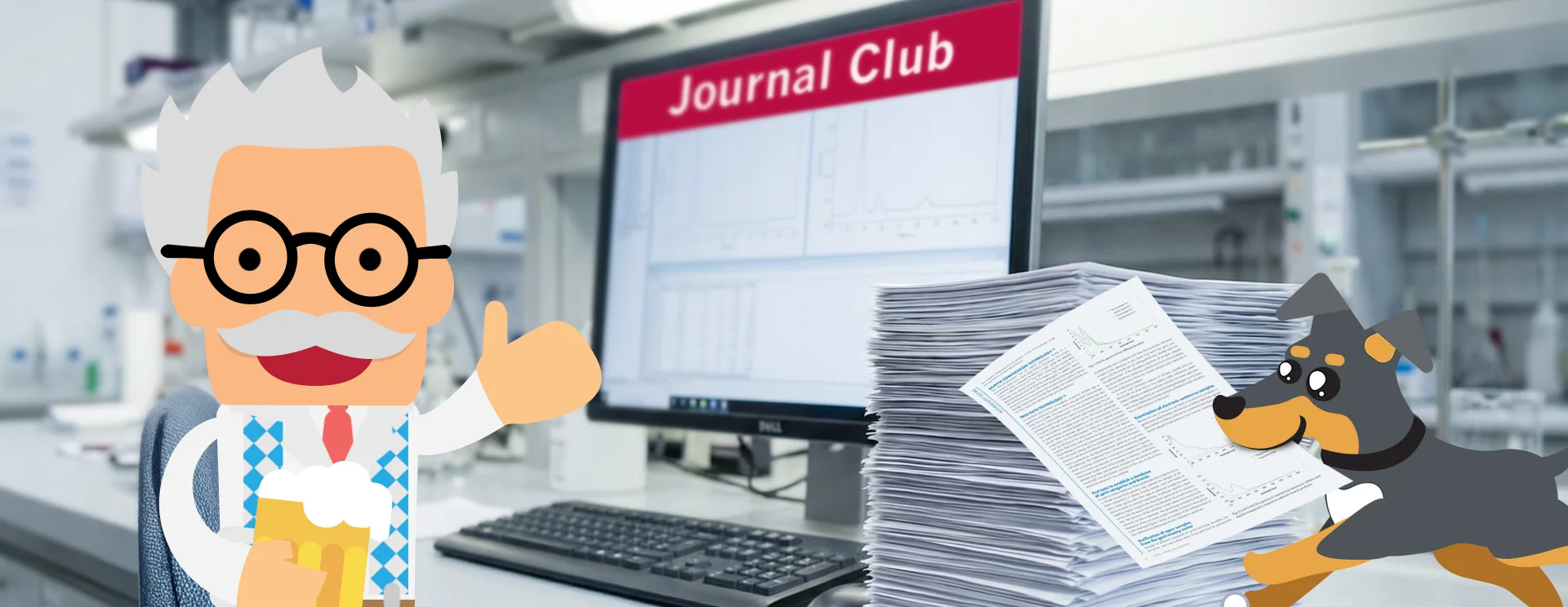 Professor Beer's Journal Club, scientific publications, molecular biology, pharma, life science