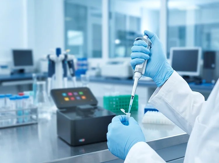 reverse pipetting technique for volatile samples