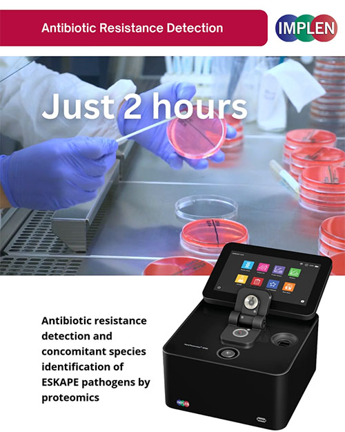 Implen Professor Beer Journal Club Proteomics-based resistance detection of ESKAPE pathogens
